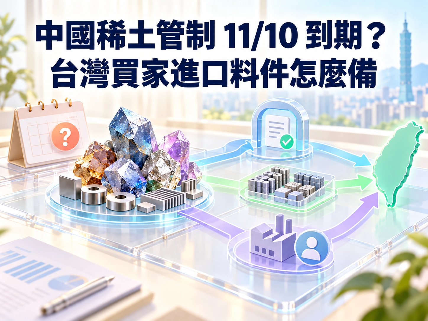 china rare earth export controls taiwan importers