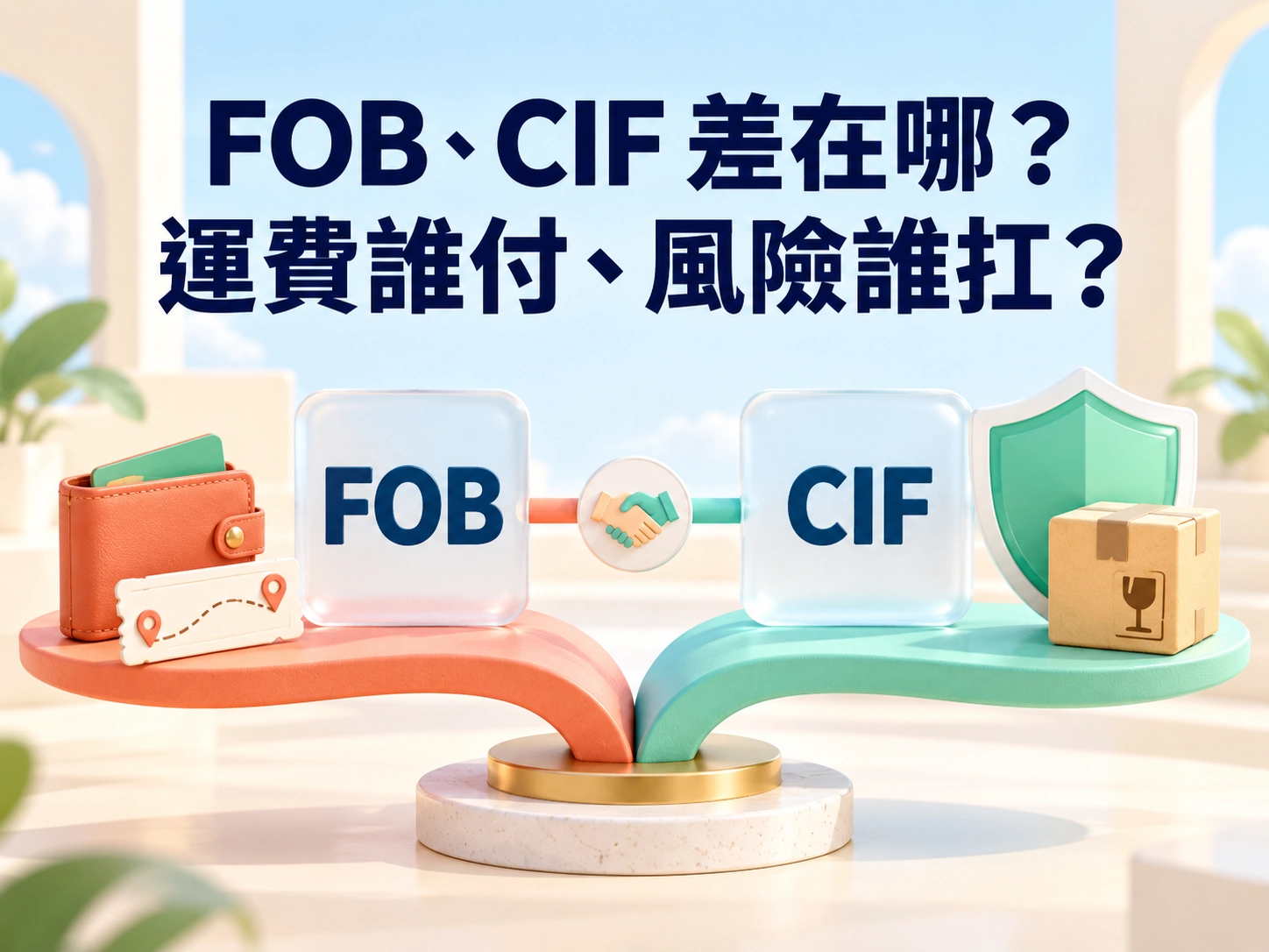 fob vs cif shipping cost risk comparison
