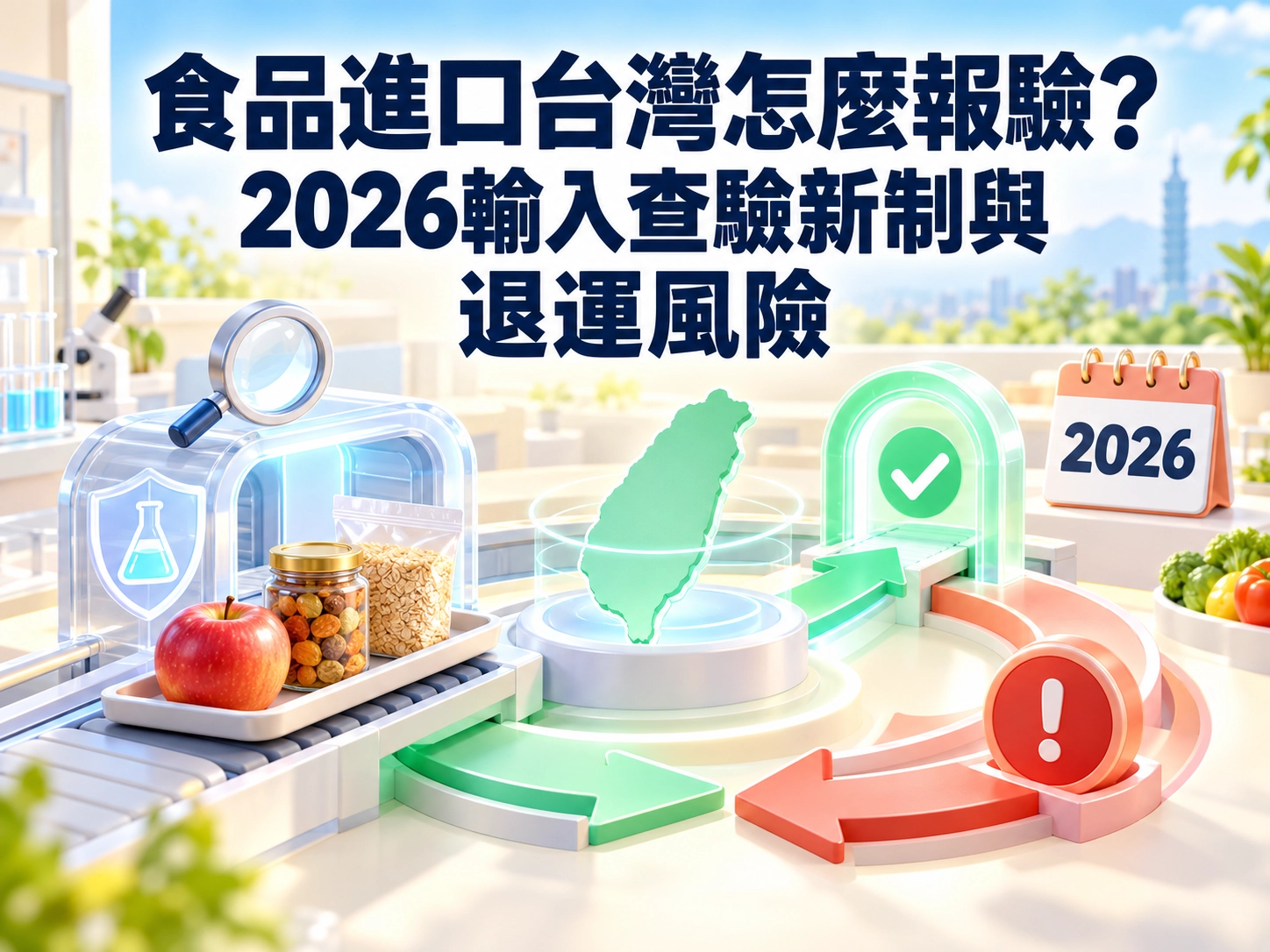 taiwan food import inspection tfda 2026 rules